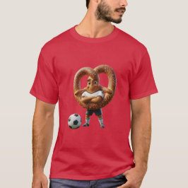 Germany Pretzel Soccer Mascot T-Shirt - Group D