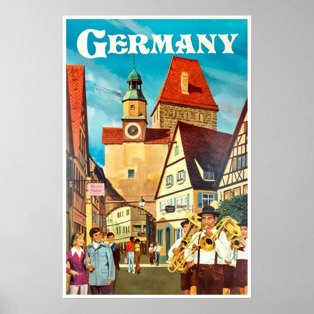 Germany travel poster  (Framsidan)