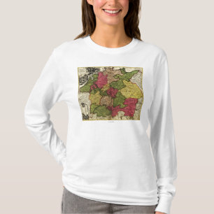 GermanyPanoramic MapGermany Tee Shirt