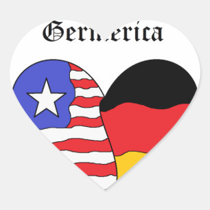 Germerica Hjärtformat Klistermärke