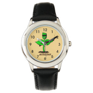 Germinator cyborg-anläggningen - lustig tecknad armbandsur