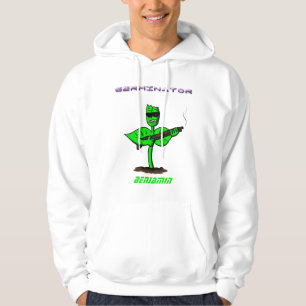 Germinator cyborg-anläggningen - lustig tecknad hoodie