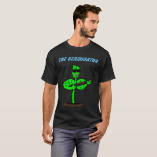 Germinator cyborg-anläggningen - lustig tecknad t shirt