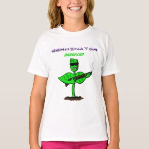 Germinator cyborg-anläggningen - lustig tecknad t shirt