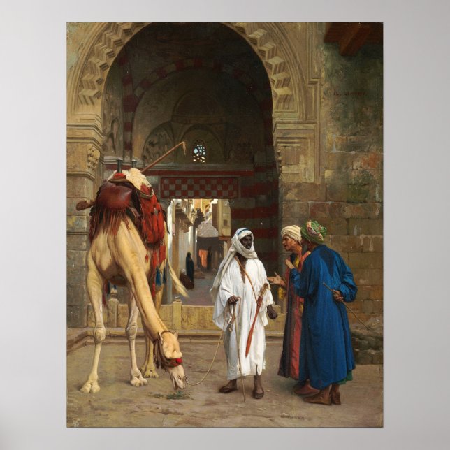 Gérôme - arabisk tvist 1871 poster (Framsidan)