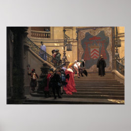 Gérôme - Bakom tronen 1873 Poster