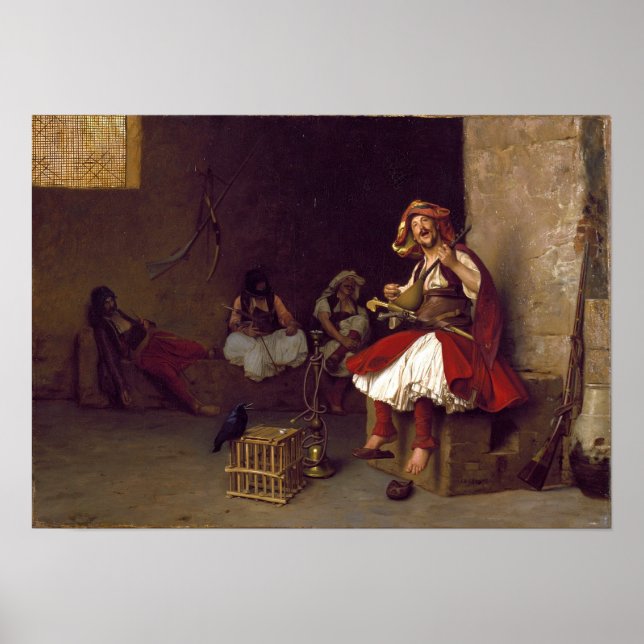 Gérôme - Bashi Bazouk Singing Poster (Framsidan)