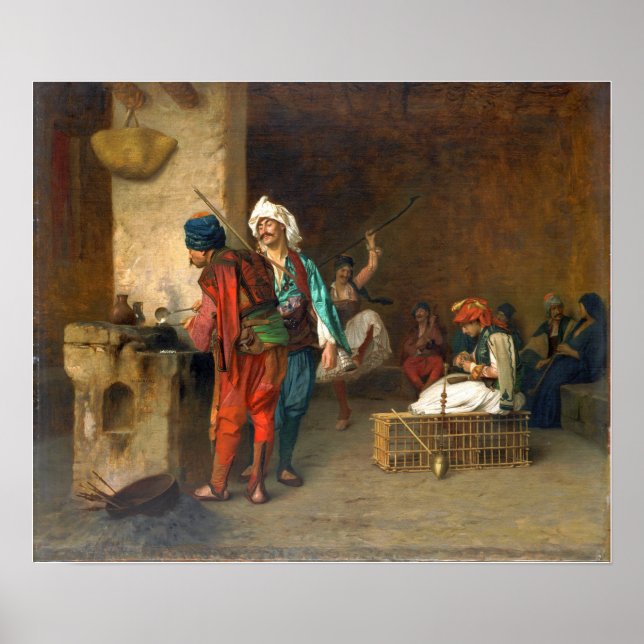 Gérôme - Cafe House Cairo (Casting Bullets) Poster (Framsidan)