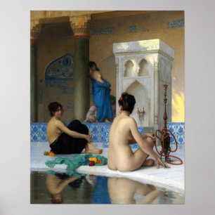 Gérôme - efter badplatsen poster