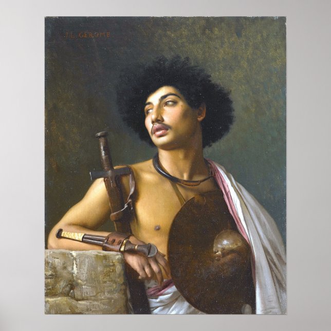 Gérôme - En Bischari-krigare Poster (Framsidan)