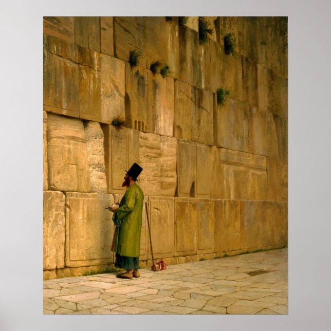 Gérôme - Gråtande muren Poster (Framsidan)