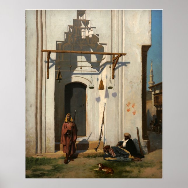 Gérôme - Guards vid dörren till Grav 1870 Poster (Framsidan)