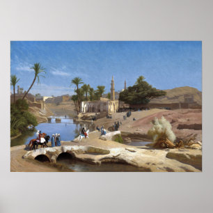 Gérôme - Medinet El Fayoum Poster