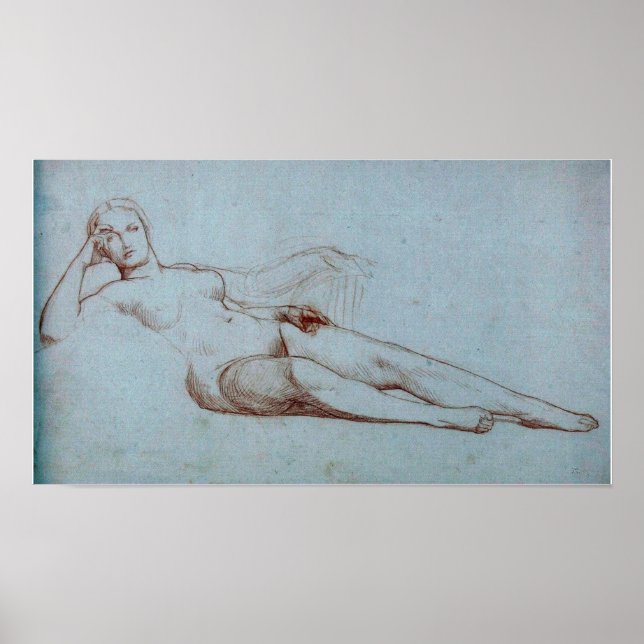 Gérôme - Study of Figur Woman Poster (Framsidan)