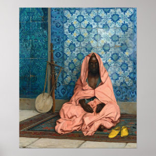 Gérôme - The Black Bard 1888 Poster
