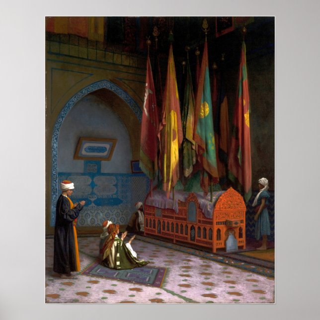 Gérôme - Vaktpost vid sultanens grav Poster (Framsidan)