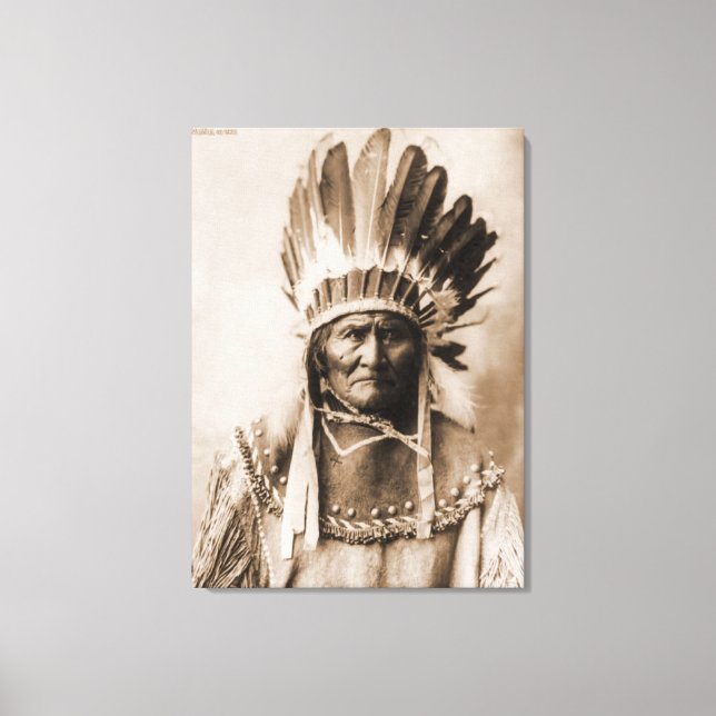 Geronimo 1904 Wrapped Canvas (Framsida)