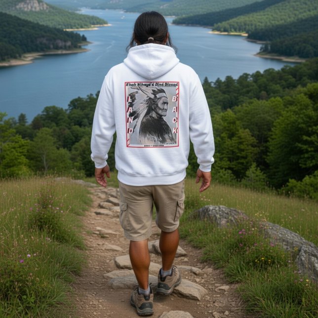 Geronimo - A'tah Nihayá'á Diné Bizaad - Land Back Hoodie (Skapare uppladdad)