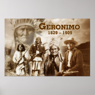Geronimo av Chiricahuaen Apache Poster