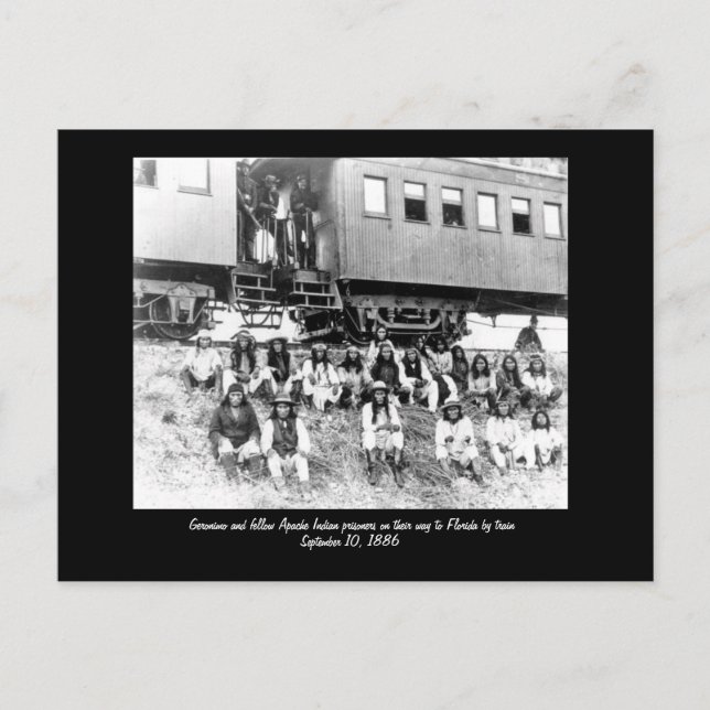 geronimo, Geronimo och Apache Indian pri.. Vykort (Framsida)