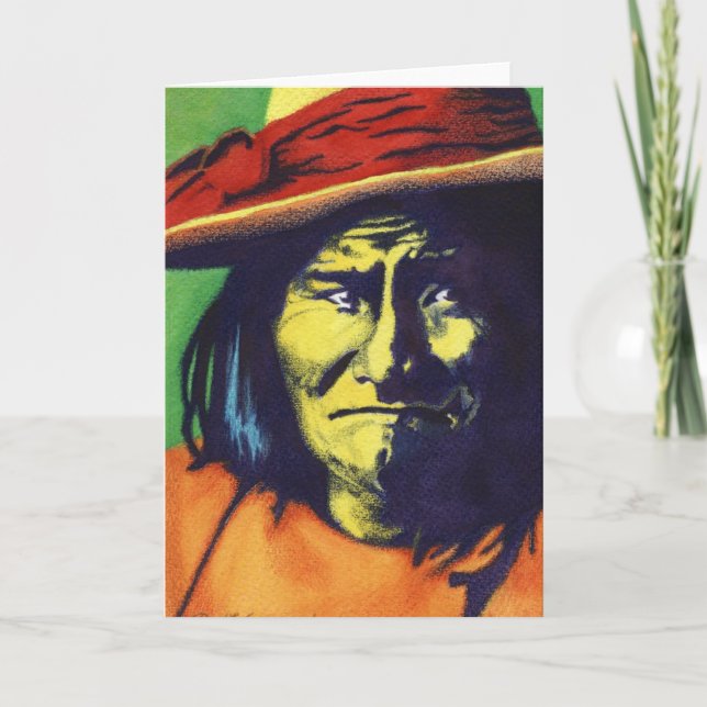 Geronimo Greeting Card Kort (Framsida)