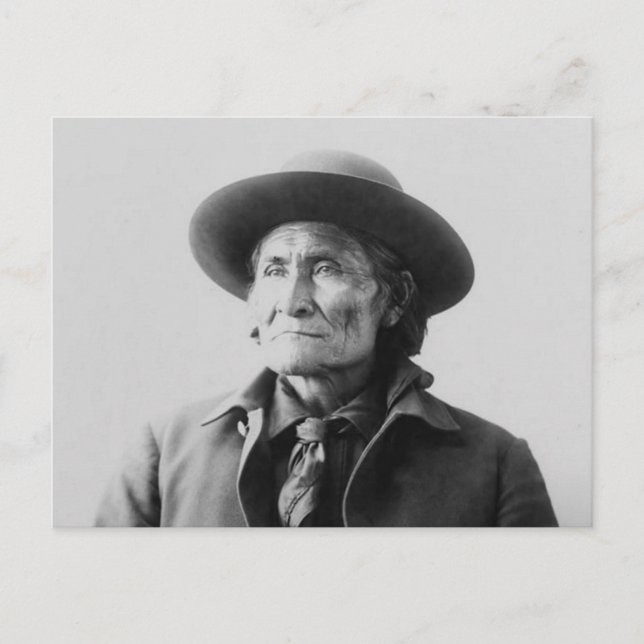 Geronimo - Guiyatle 1898 Vykort (Framsida)