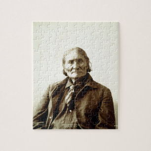 Geronimo (Guiyatle) Apache indianindier Pussel