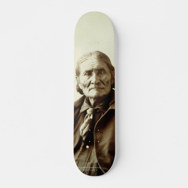 Geronimo (Guiyatle) Apache indianindier Skateboard Bräda 19,5 Cm (Framsida)