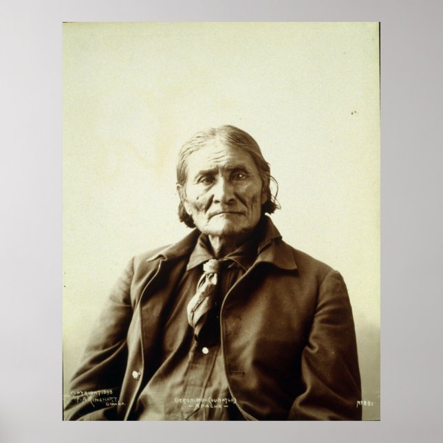 Geronimo (Guiyatle) Apache Native Indian Poster (Framsidan)
