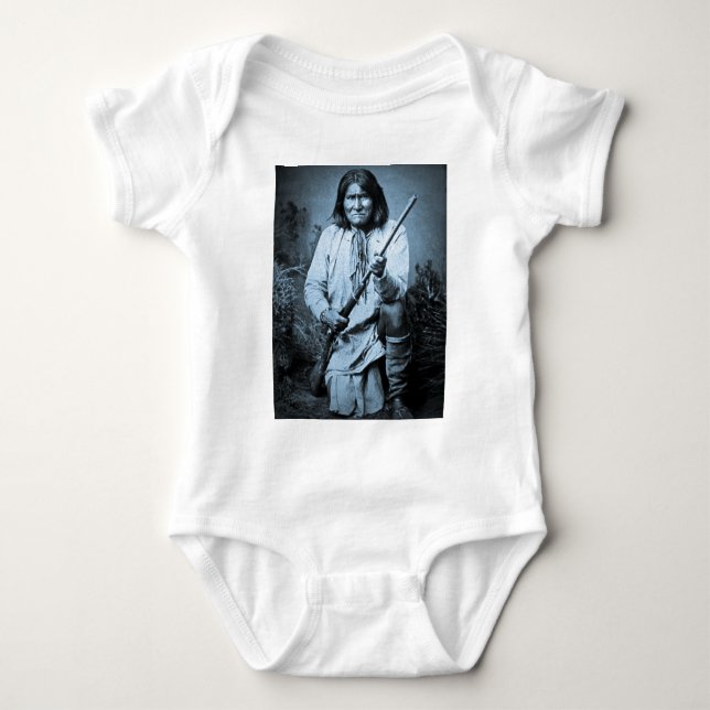 Geronimo med geväret 1886 tee (Framsida)