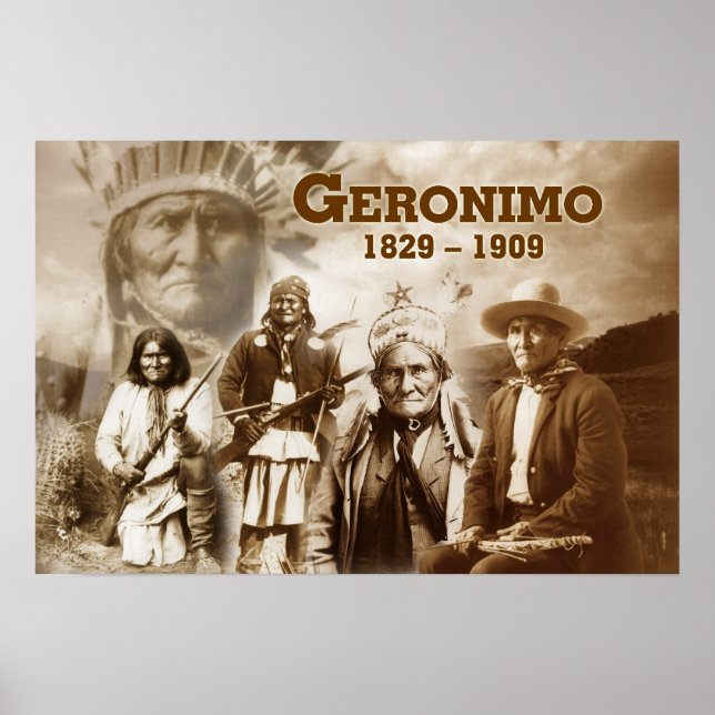 Geronimo of the Chiricahua Apache Poster (Framsidan)