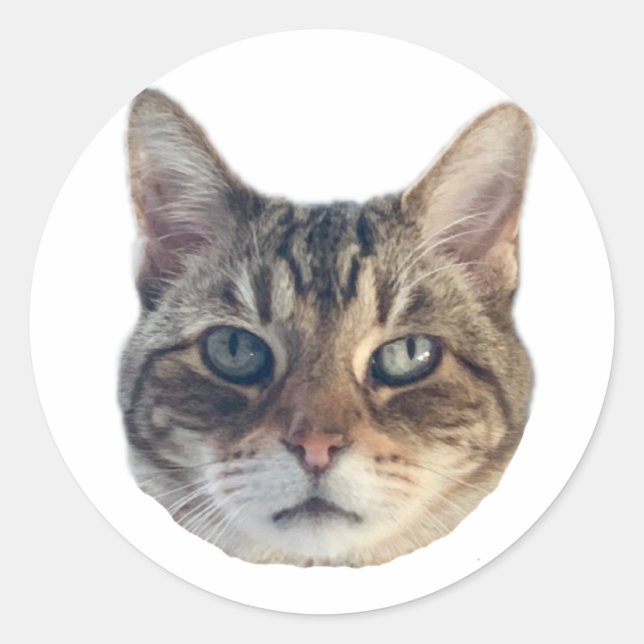 Geronimo Sticker Runt Klistermärke (Framsida)