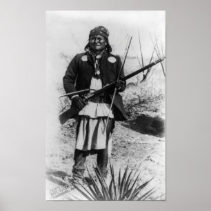 GERONIMO SURRENDERS 1886 POSTER