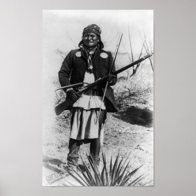 GERONIMO SURRENDERS 1886 POSTER (Framsidan)