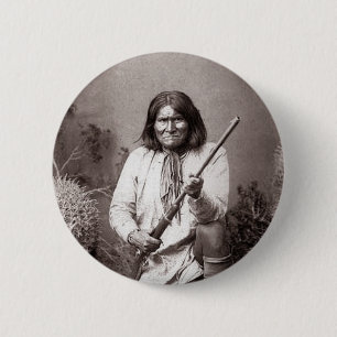 Geronimo - vintage knapp