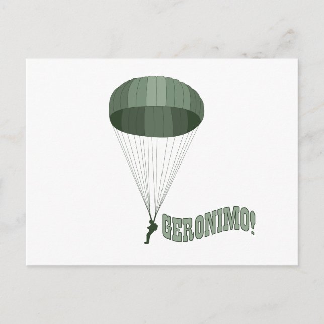 Geronimo! Vykort (Framsida)