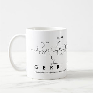 Gerrit peptide namn mugg