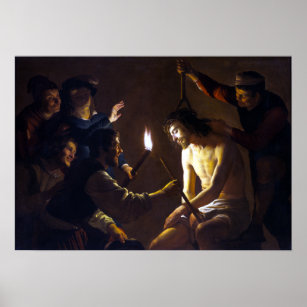 Gerrit van Honthorst The Mocking of Jesus Poster