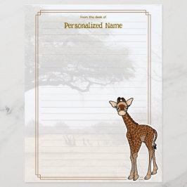Gerry Giraffe Savanna Line Papprare Lakan