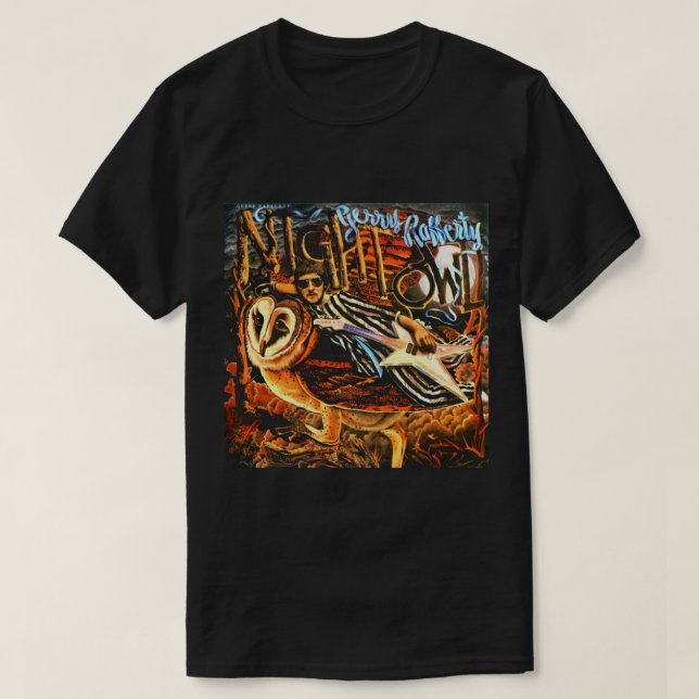 Gerry Rafferty Night Uggla Classic T-Shirt (Design framsida)