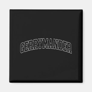 Gerrymander Varsity University College Campus Alum Magnet