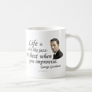 Gershwin på liv kaffemugg