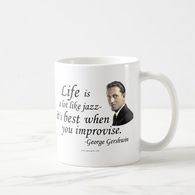 Gershwin på liv kaffemugg (Höger)