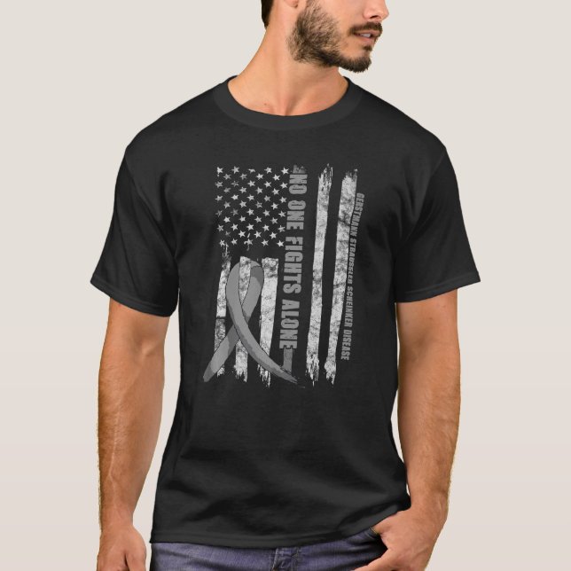 Gerstmann Straussler Scheinker Disease USA T Shirt (Framsida)