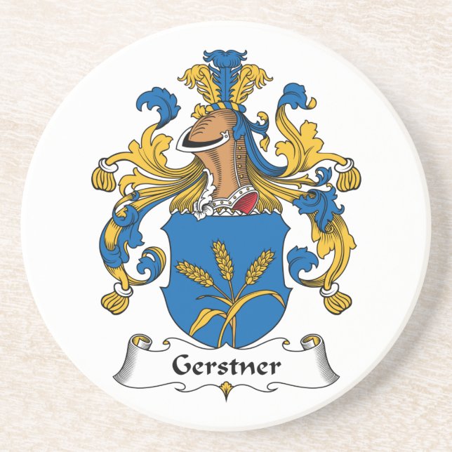 Gerstner familjvapensköld underlägg (Framsidan)