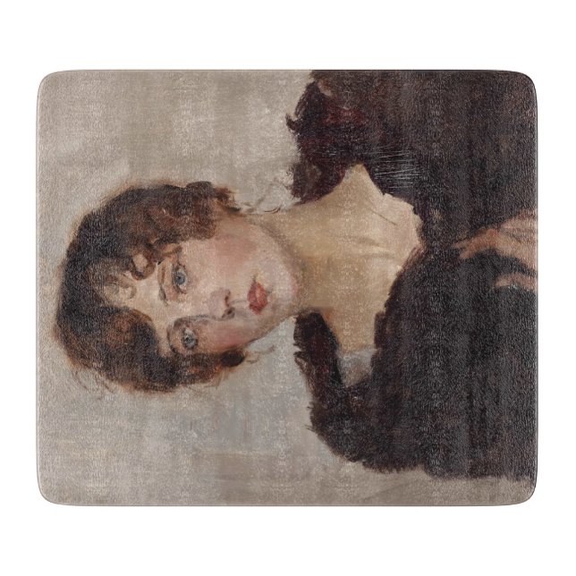 Gertie in a Päls Jackar (av Isaac Israels) (Framsidan)