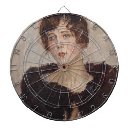 Gertie in a Päls Jackar (av Isaac Israels) Darttavla