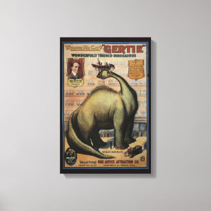 Gertie The Dinosaur Canvastryck