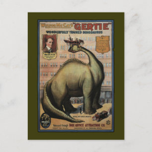 Gertie The Dinosaur Vykort