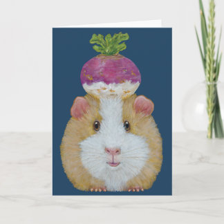 Gertie the guinea pig card kort